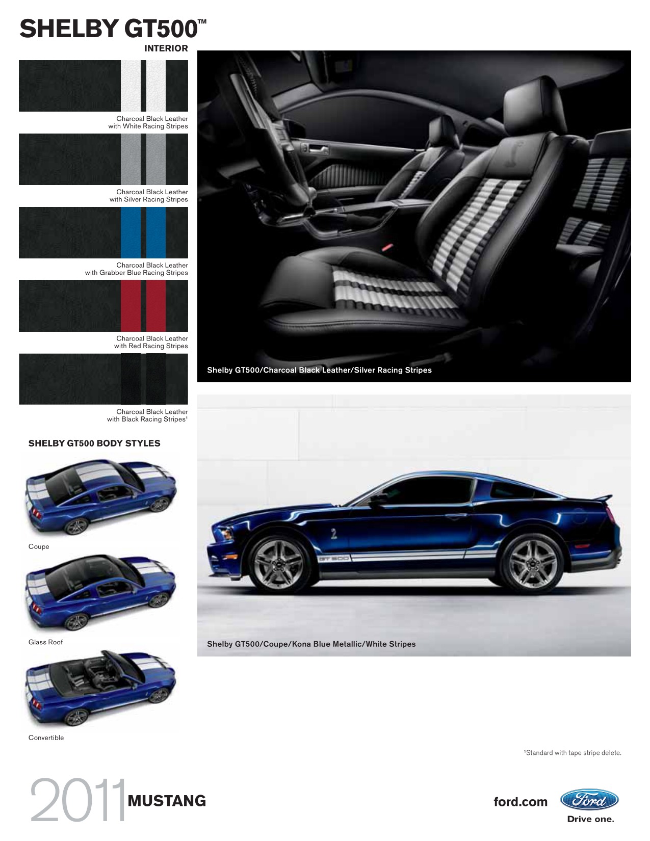 2011 Ford Mustang Brochure Page 5